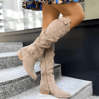 Miren | Botas altas de mujer con acabado efecto ante