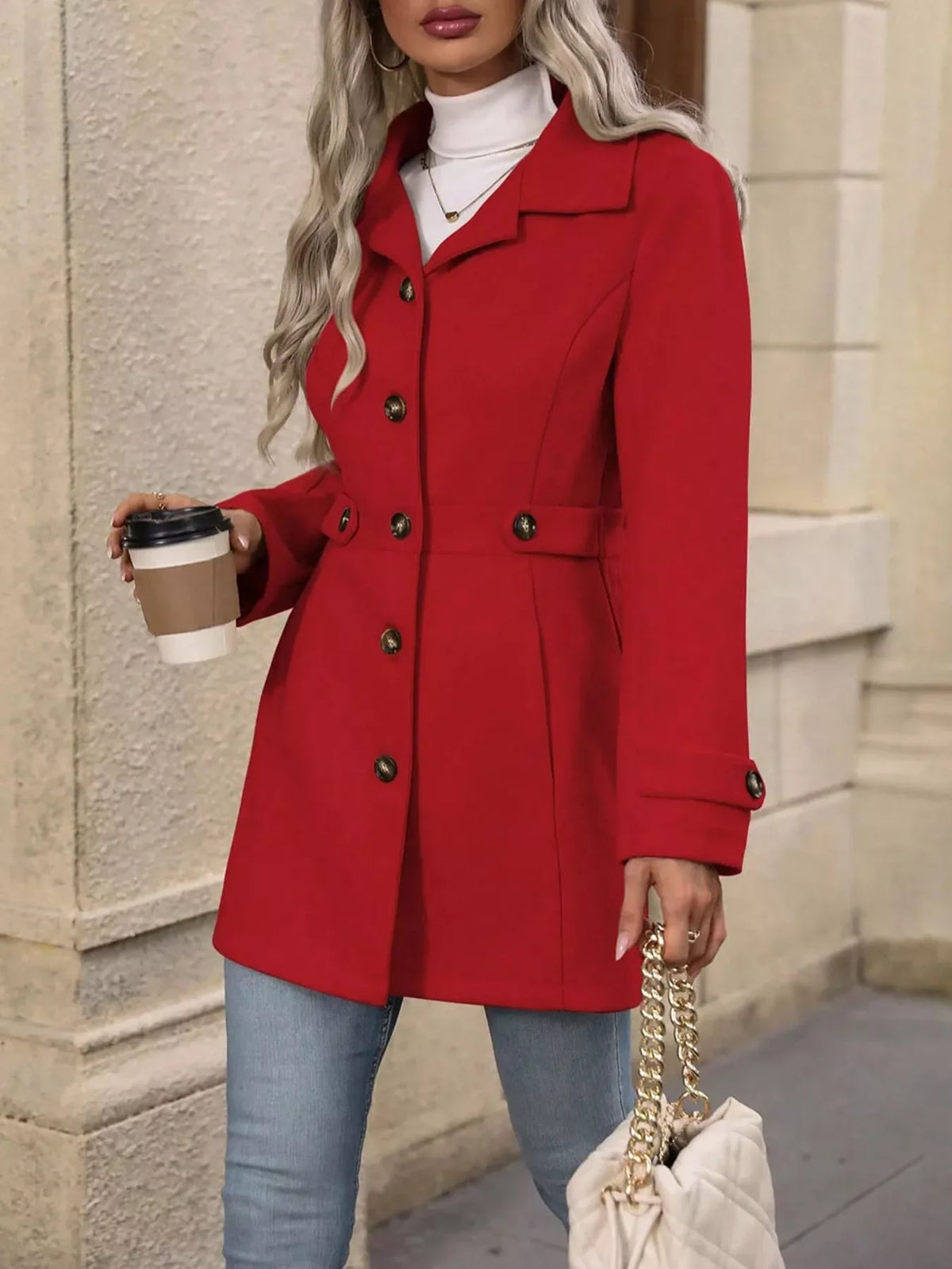 Beatriz | Chaqueta de manga larga con botones