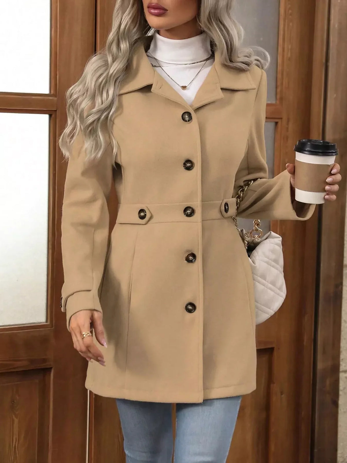 Beatriz | Chaqueta de manga larga con botones