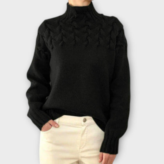 Maitane | Jersey de punto con detalle de trenza