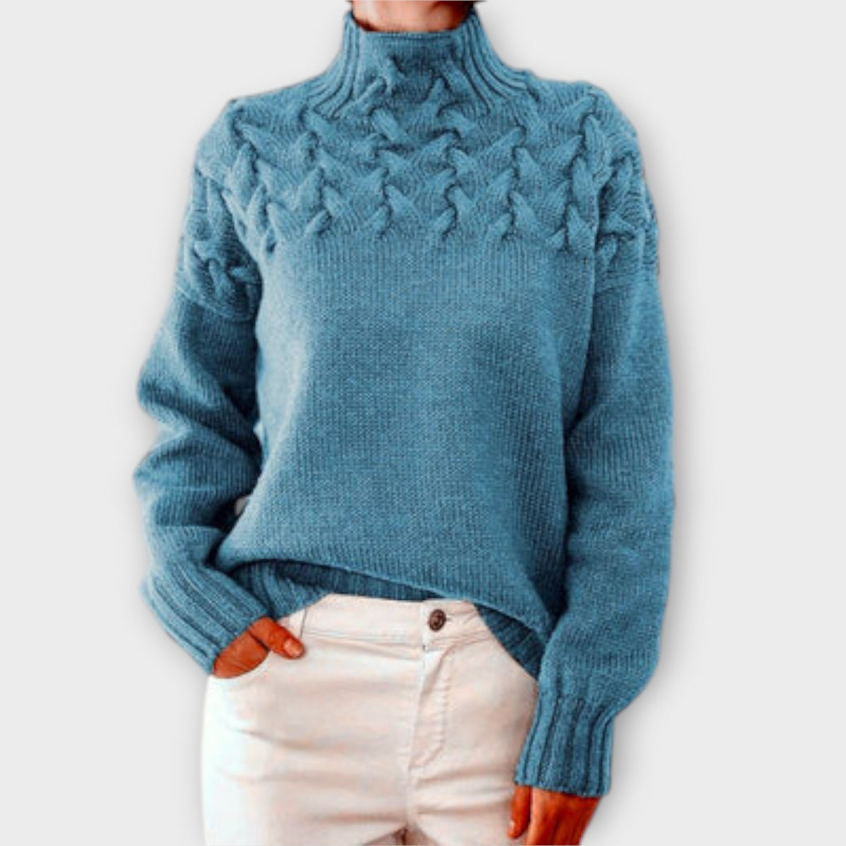 Maitane | Jersey de punto con detalle de trenza