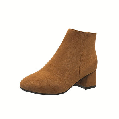 Ainara | Botines chelsea con acabado efecto ante