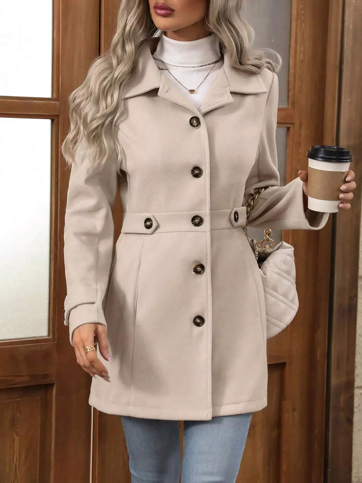 Beatriz | Chaqueta de manga larga con botones