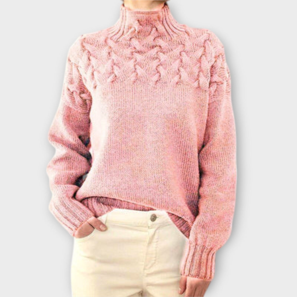 Maitane | Jersey de punto con detalle de trenza