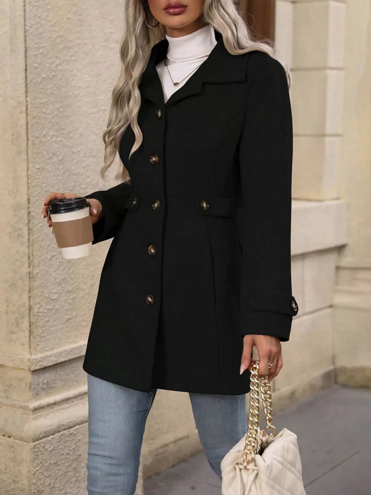 Beatriz | Chaqueta de manga larga con botones
