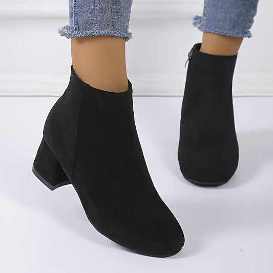 Ainara | Botines chelsea con acabado efecto ante