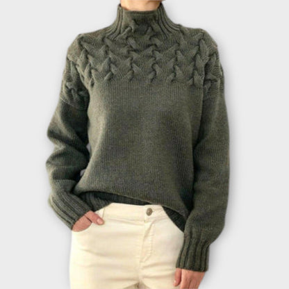 Maitane | Jersey de punto con detalle de trenza