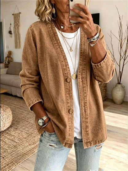 Iratxe | Chaqueta vaquera tipo cárdigan