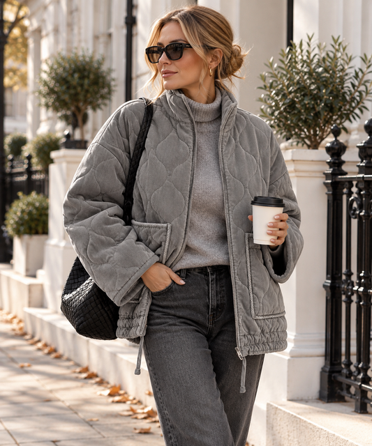 Amara | Chaqueta acolchada con cuello alto