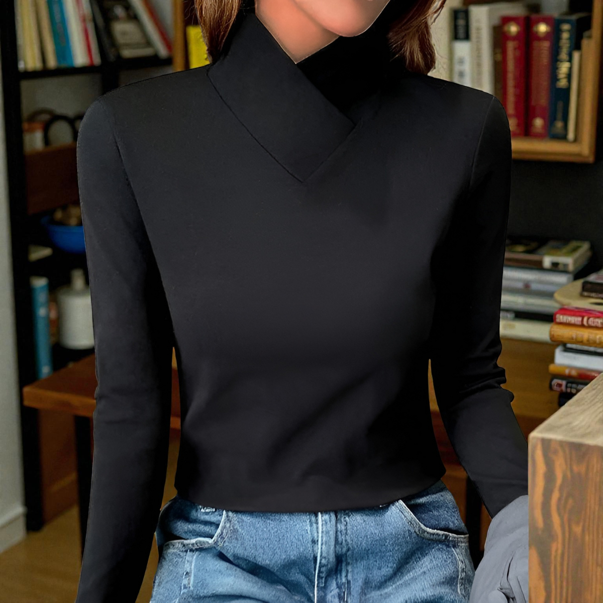 Olatz | Prenda de punto con cuello alto