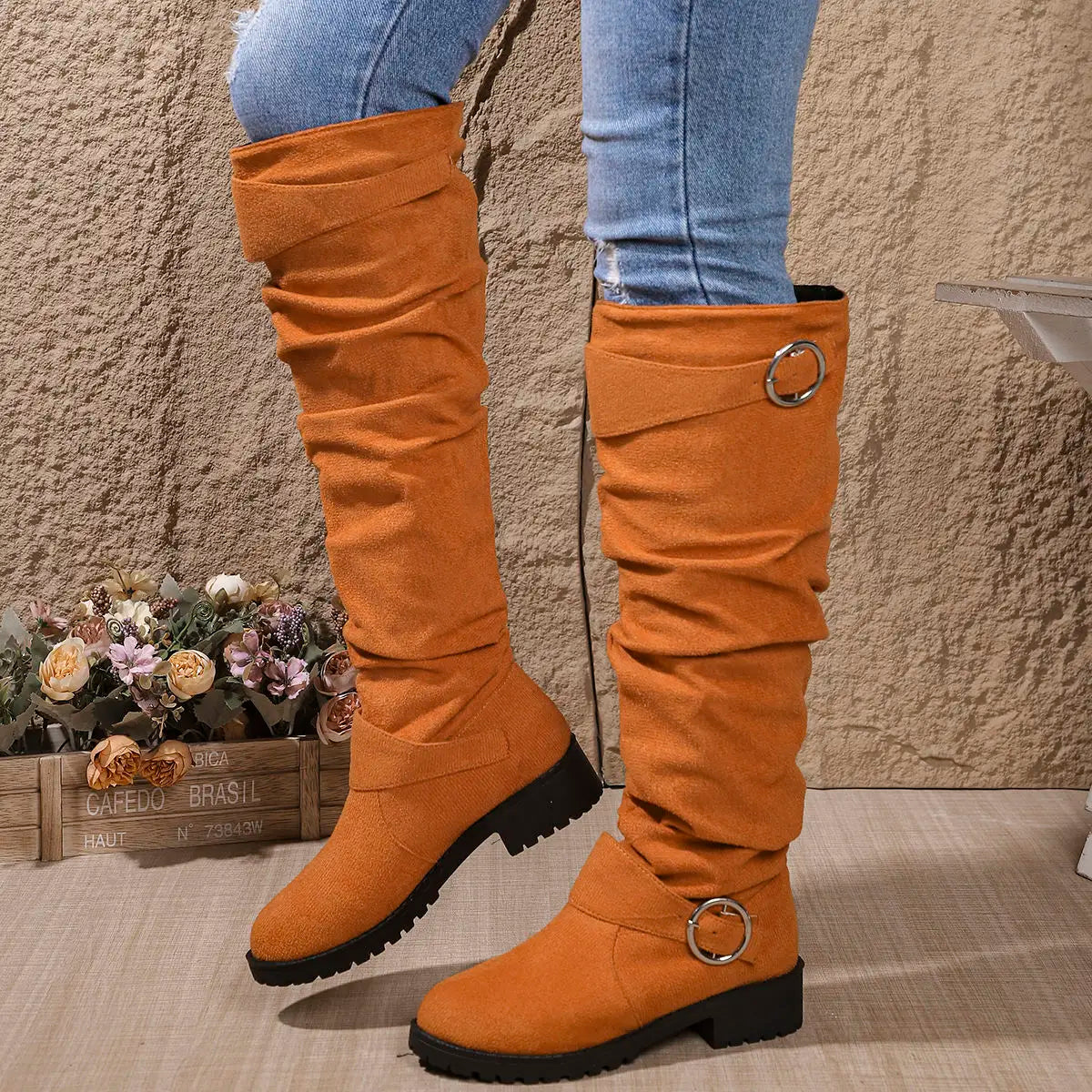 Laura | Botas altas de estilo elegante