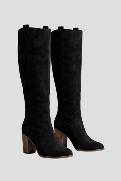 Marta | Botas altas con tacón ancho
