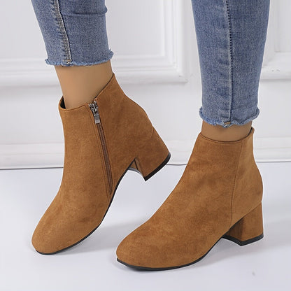 Ainara | Botines chelsea con acabado efecto ante