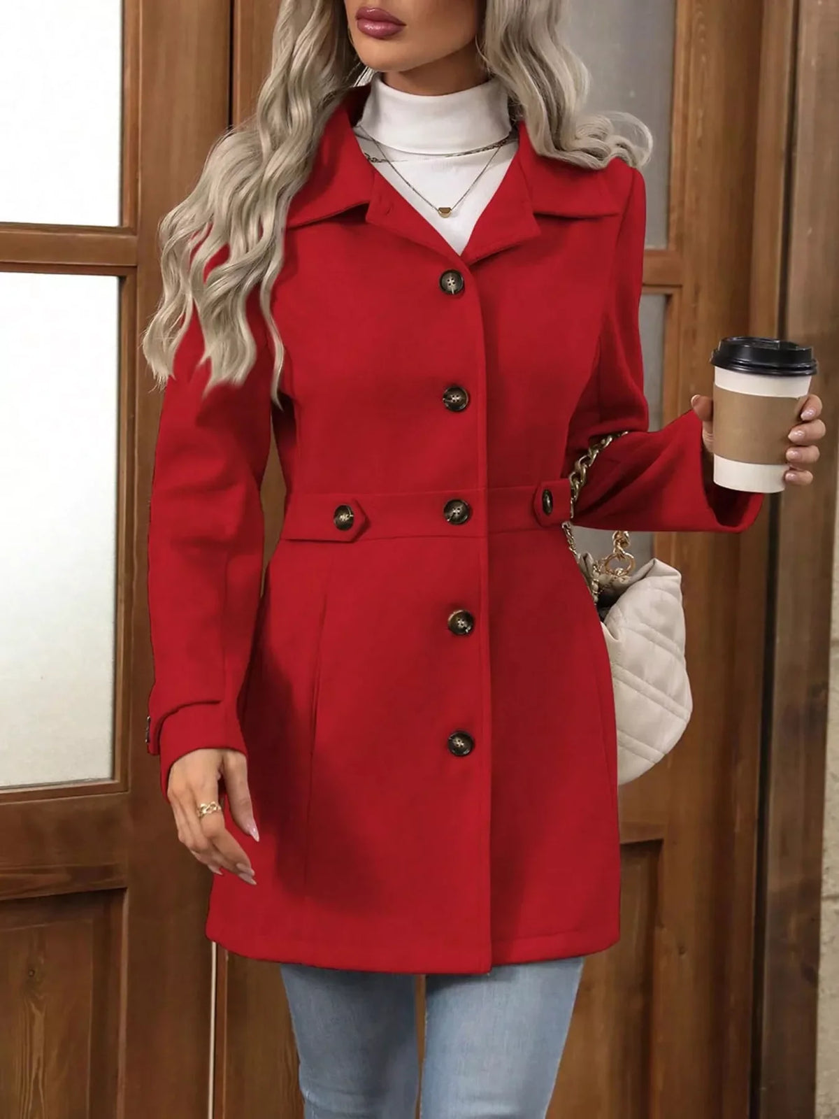 Beatriz | Chaqueta de manga larga con botones