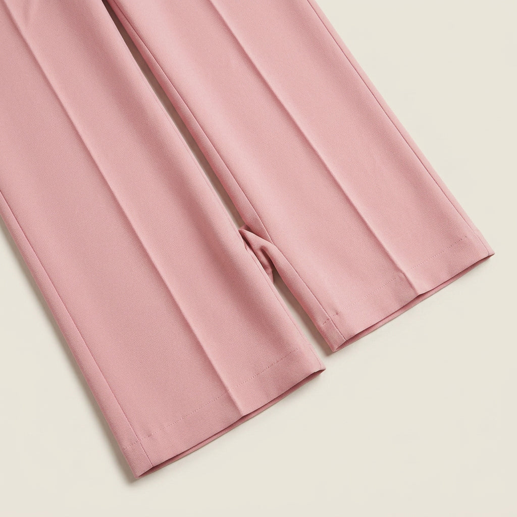 Conjunto Top Corto y Pantalón Ancho para Mujer